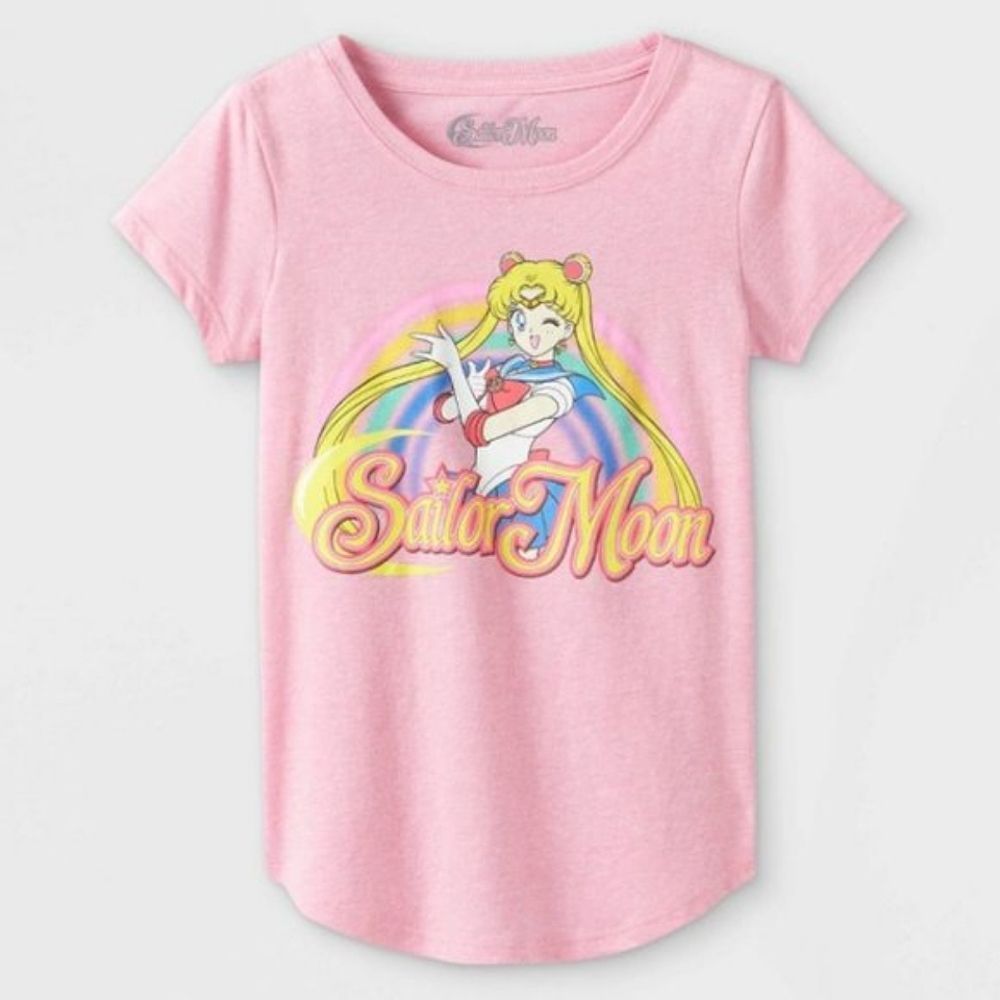 Girl's Sailor Moon Short Sleeve Shirt